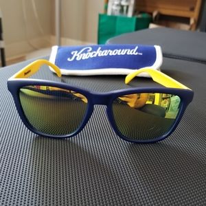 Knockaround Sunglasses - Navy/Yellow Classics
